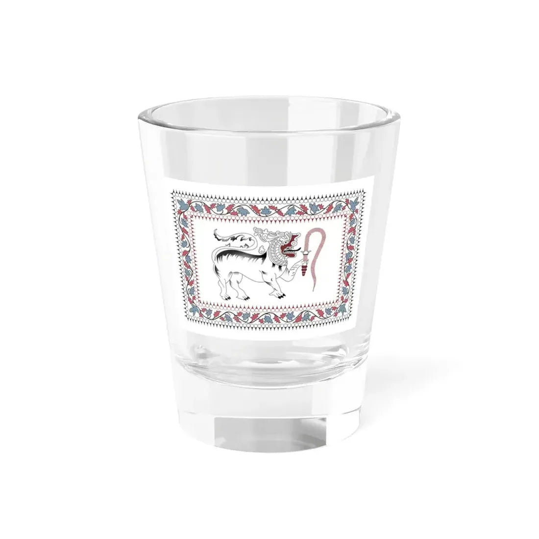 Flag of Kotte (Sri Lanka) Shot Glass 1.5oz 1.5oz - Go Mug Yourself