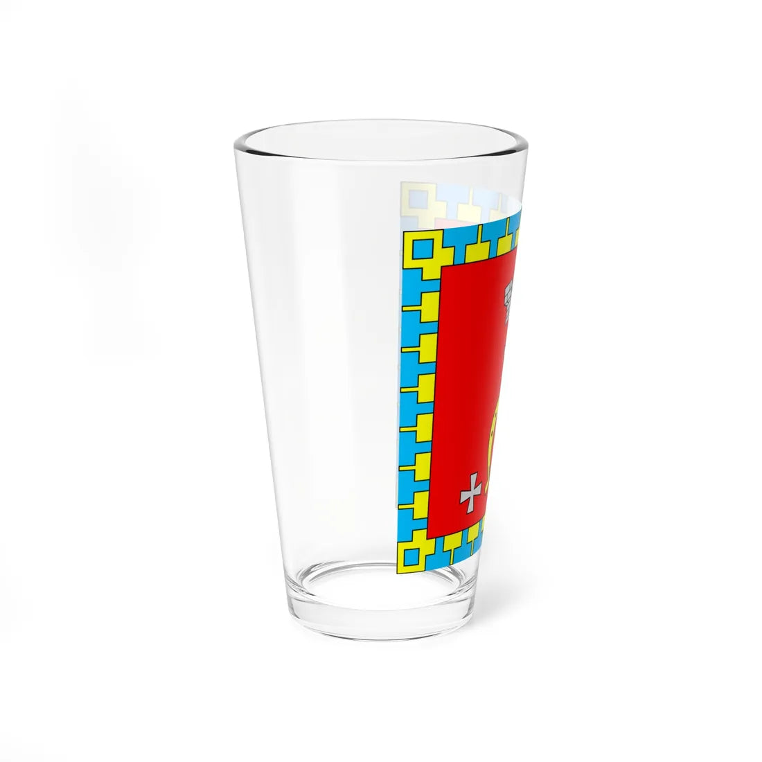 Flag of Kovel (Ukraine) Pint Glass 16oz - Go Mug Yourself