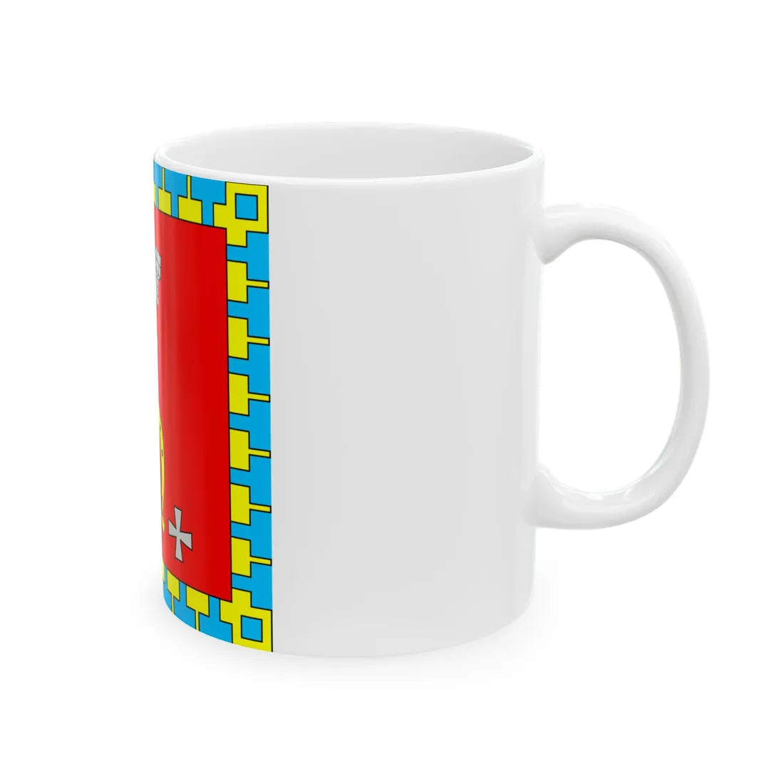 Flag of Kovel (Ukraine) White Coffee Mug - Go Mug Yourself
