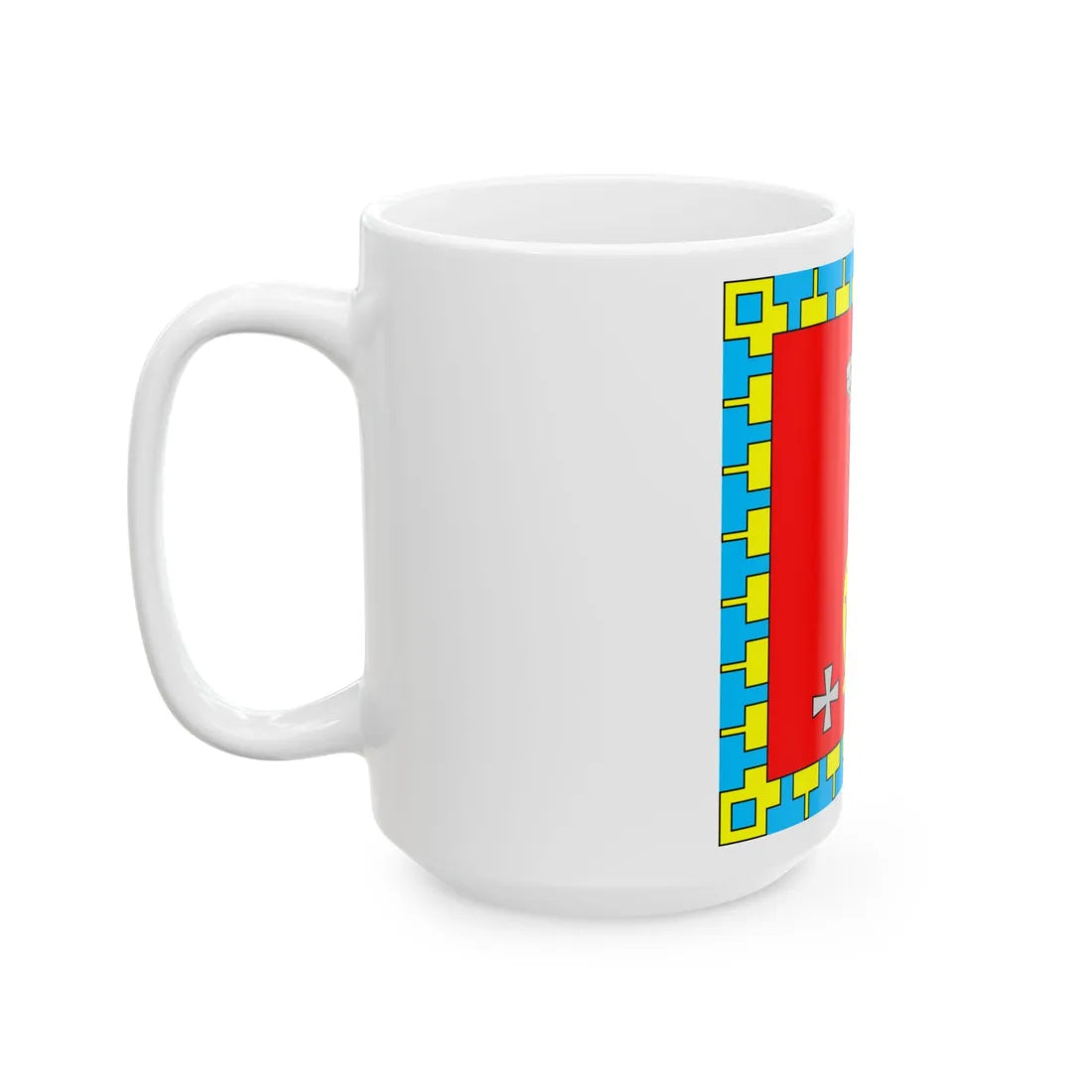 Flag of Kovel (Ukraine) White Coffee Mug - Go Mug Yourself