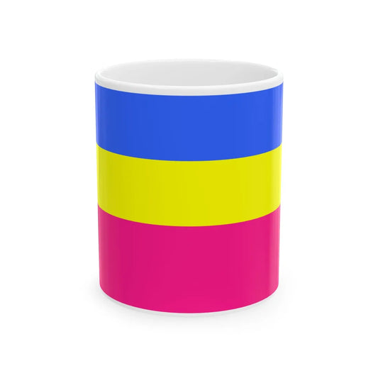 Flag of Kozelschin (Ukraine) White Coffee Mug 11oz - Go Mug Yourself