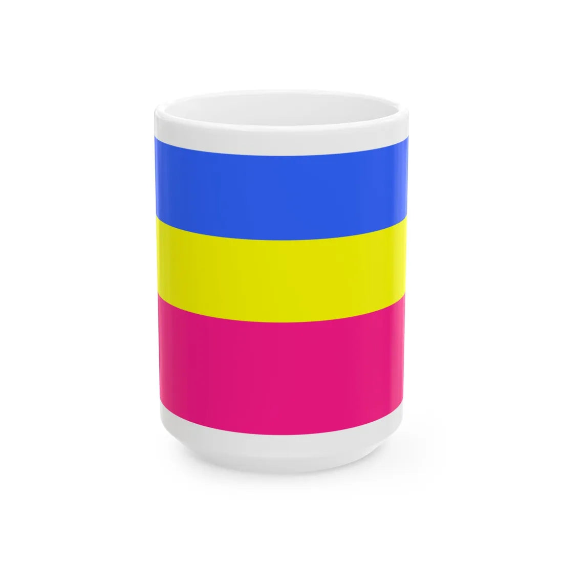 Flag of Kozelschin (Ukraine) White Coffee Mug 15oz - Go Mug Yourself
