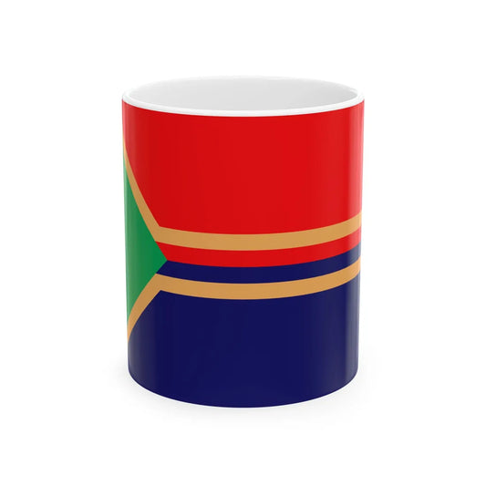 Flag of Koziatyn (Ukraine) White Coffee Mug 11oz - Go Mug Yourself