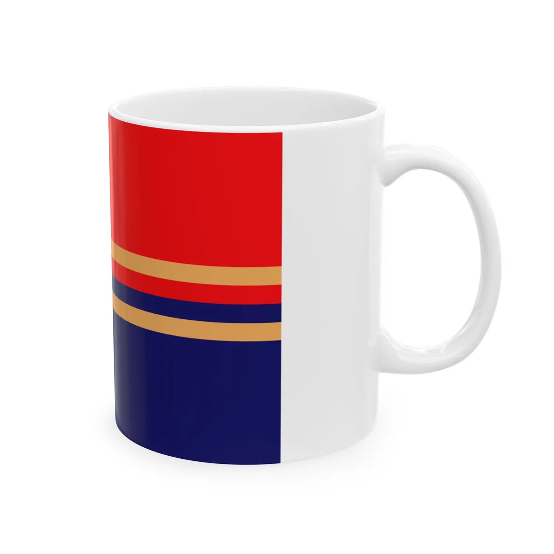 Flag of Koziatyn (Ukraine) White Coffee Mug - Go Mug Yourself