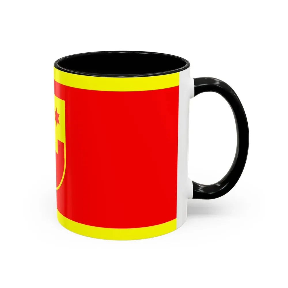 Flag of Krapina Zagorje County Croatia - Accent Coffee Mug - Go Mug Yourself