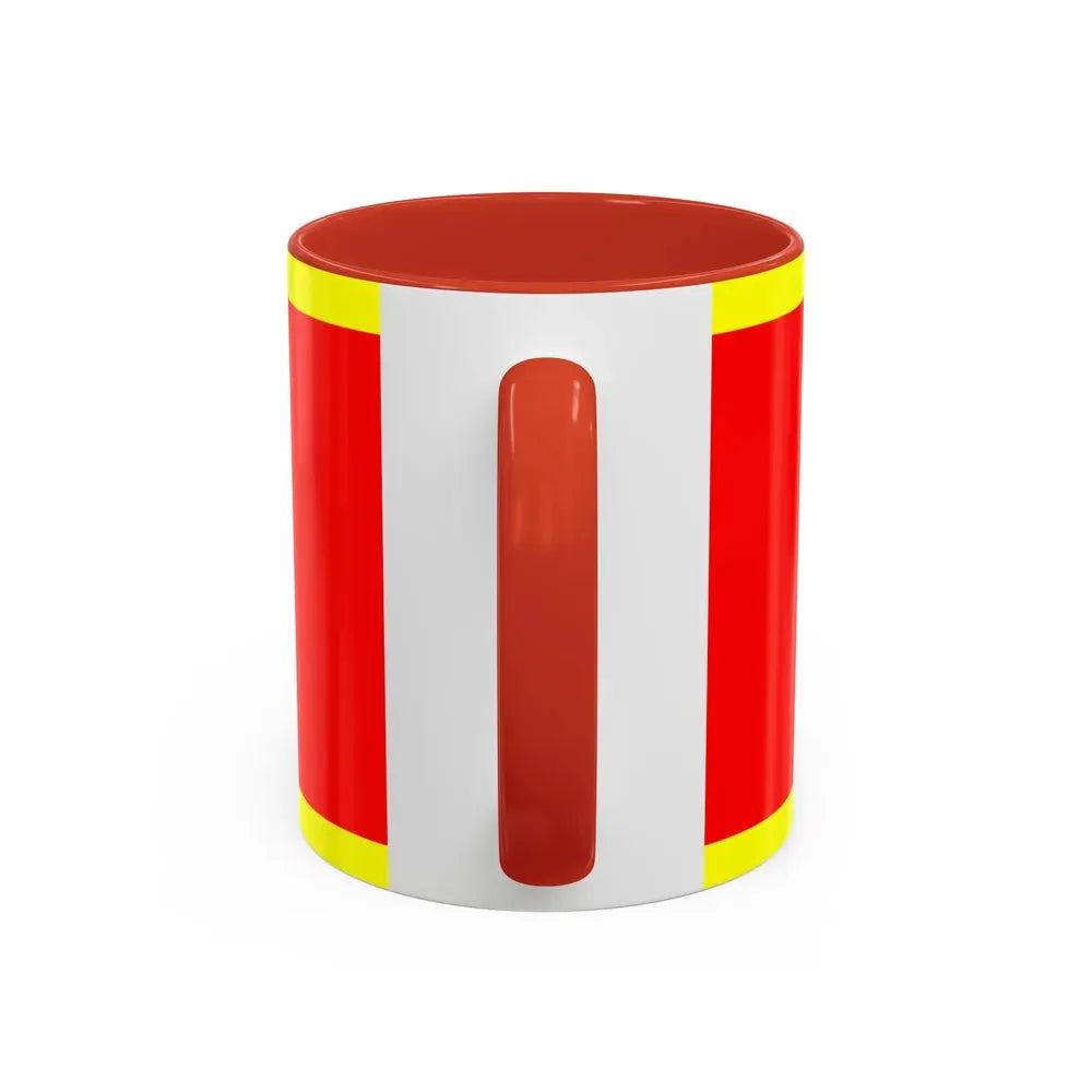 Flag of Krapina Zagorje County Croatia - Accent Coffee Mug - Go Mug Yourself