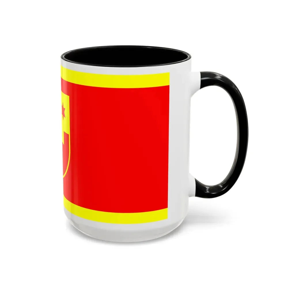 Flag of Krapina Zagorje County Croatia - Accent Coffee Mug - Go Mug Yourself