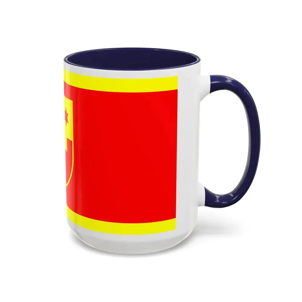 Flag of Krapina Zagorje County Croatia - Accent Coffee Mug - Go Mug Yourself