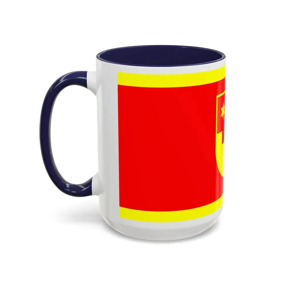 Flag of Krapina Zagorje County Croatia - Accent Coffee Mug - Go Mug Yourself