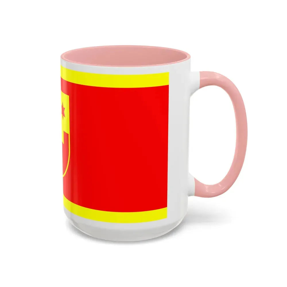 Flag of Krapina Zagorje County Croatia - Accent Coffee Mug - Go Mug Yourself
