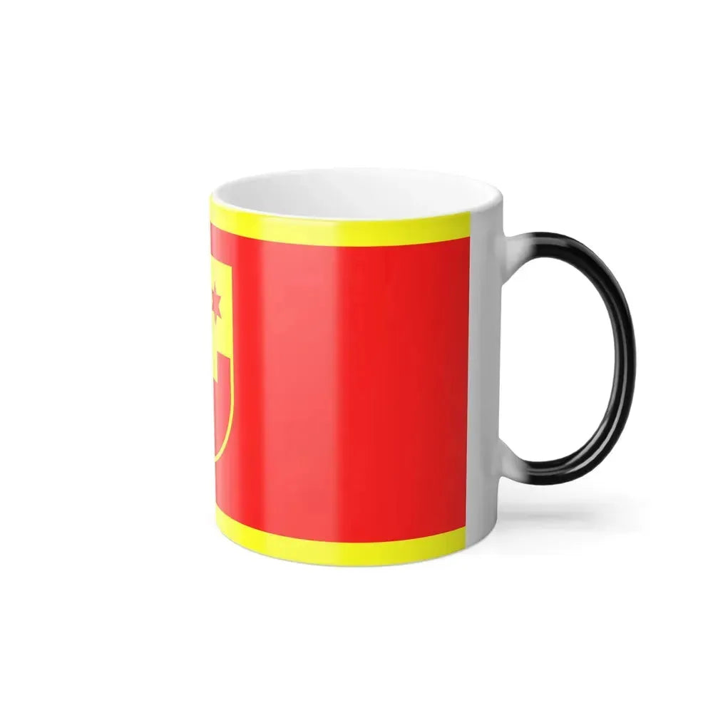 Flag of Krapina Zagorje County Croatia - Color Changing Coffee Mug - Go Mug Yourself