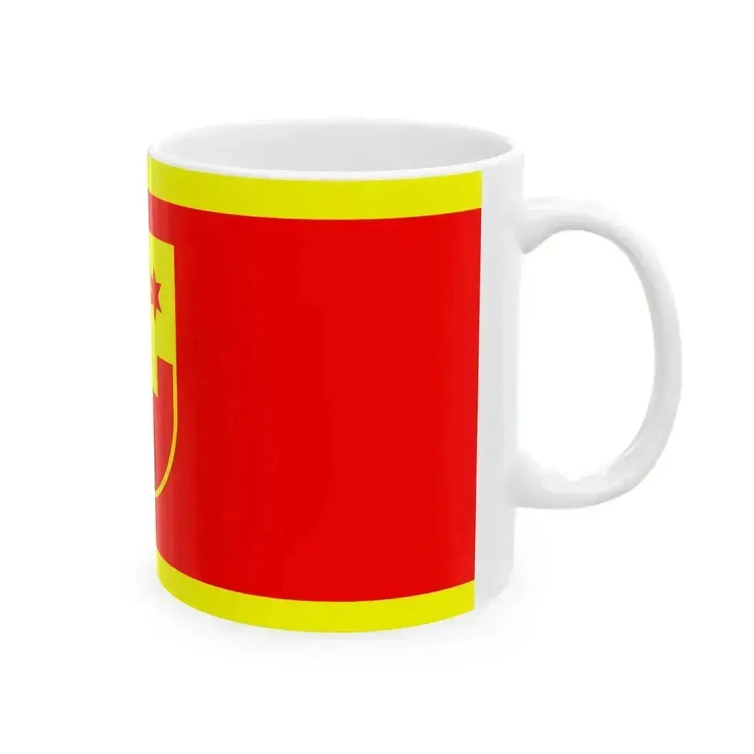 Flag of Krapina-Zagorje-County (Croatia) White Coffee Mug - Go Mug Yourself