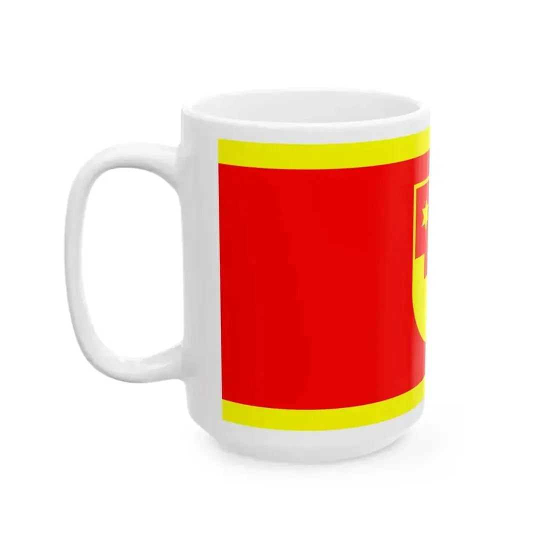 Flag of Krapina-Zagorje-County (Croatia) White Coffee Mug - Go Mug Yourself