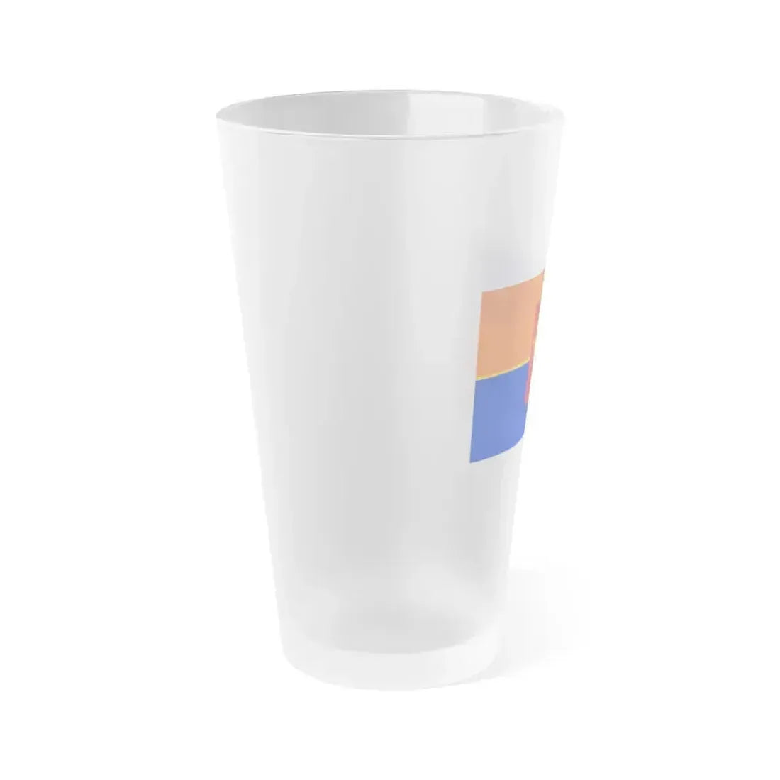 Flag of Krasnoyarsk Russia - Frosted Pint Glass 16oz - Go Mug Yourself