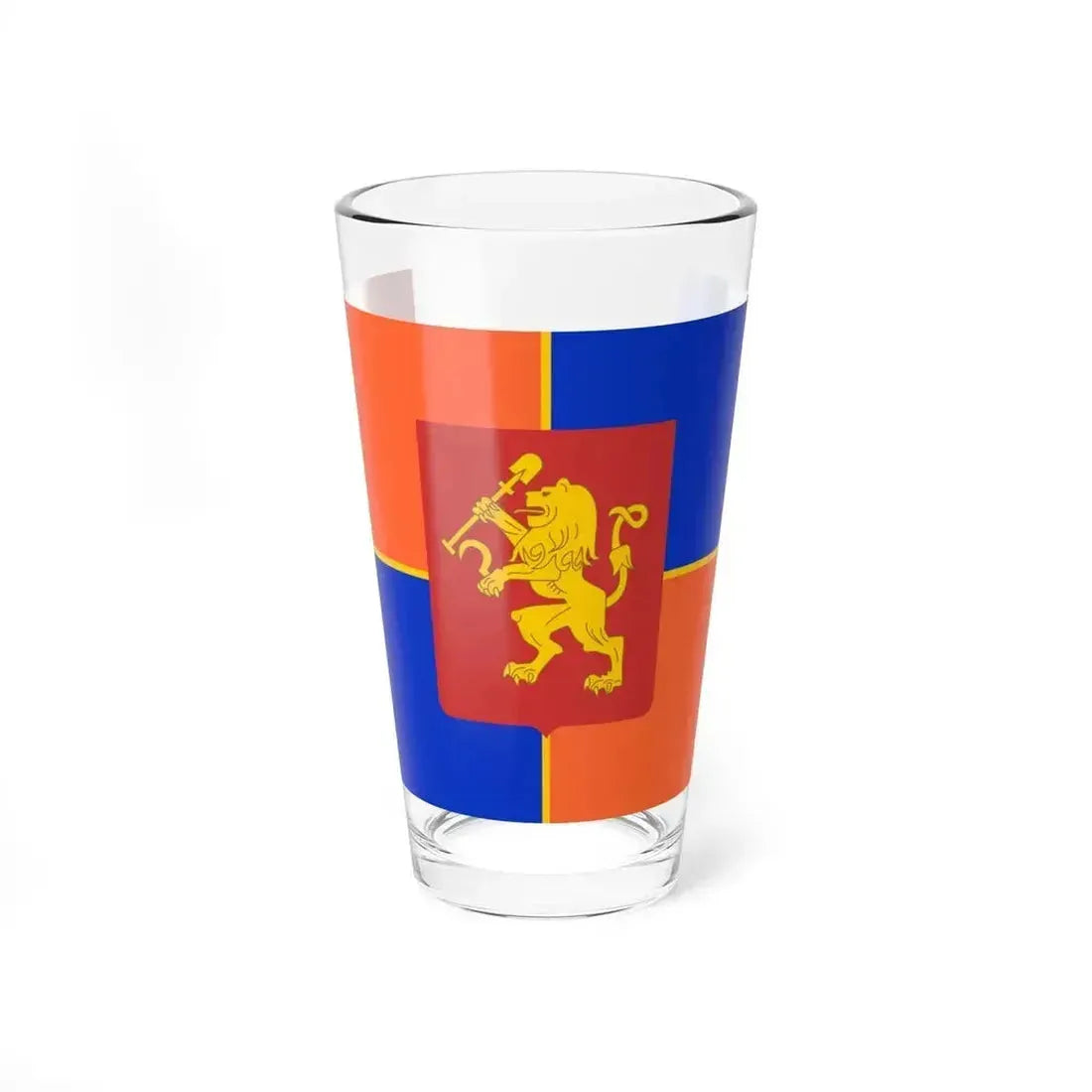 Flag of Krasnoyarsk Russia - Pint Glass 16oz 16oz - Go Mug Yourself