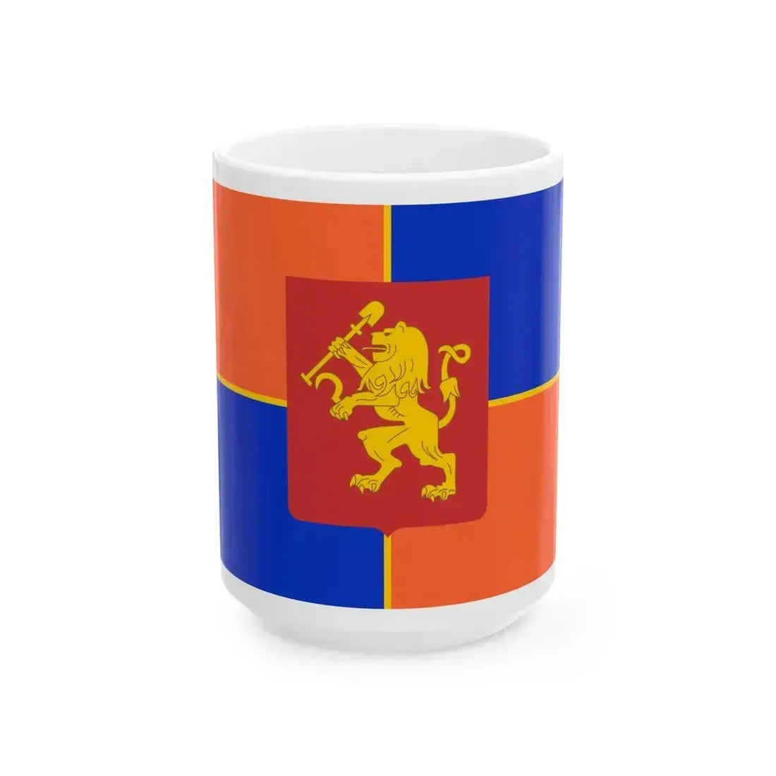 Flag of Krasnoyarsk Russia - White Coffee Mug 15oz - Go Mug Yourself
