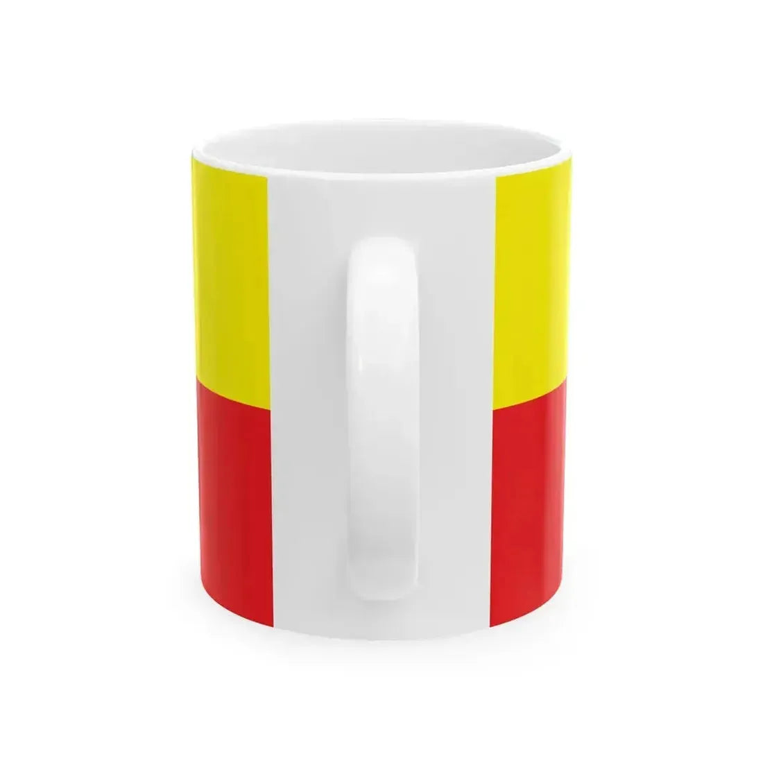 Flag of Kratovo Municipality North Macedonia (North Macedonia) White Coffee Mug - Go Mug Yourself