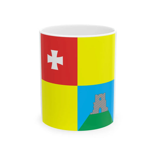 Flag of Kremenets (Ukraine) White Coffee Mug 11oz - Go Mug Yourself