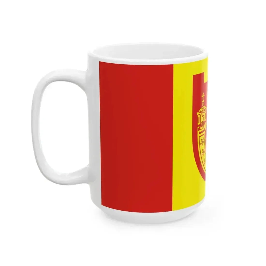 Flag of Kriva Palanka Municipality North Macedonia (North Macedonia) White Coffee Mug - Go Mug Yourself