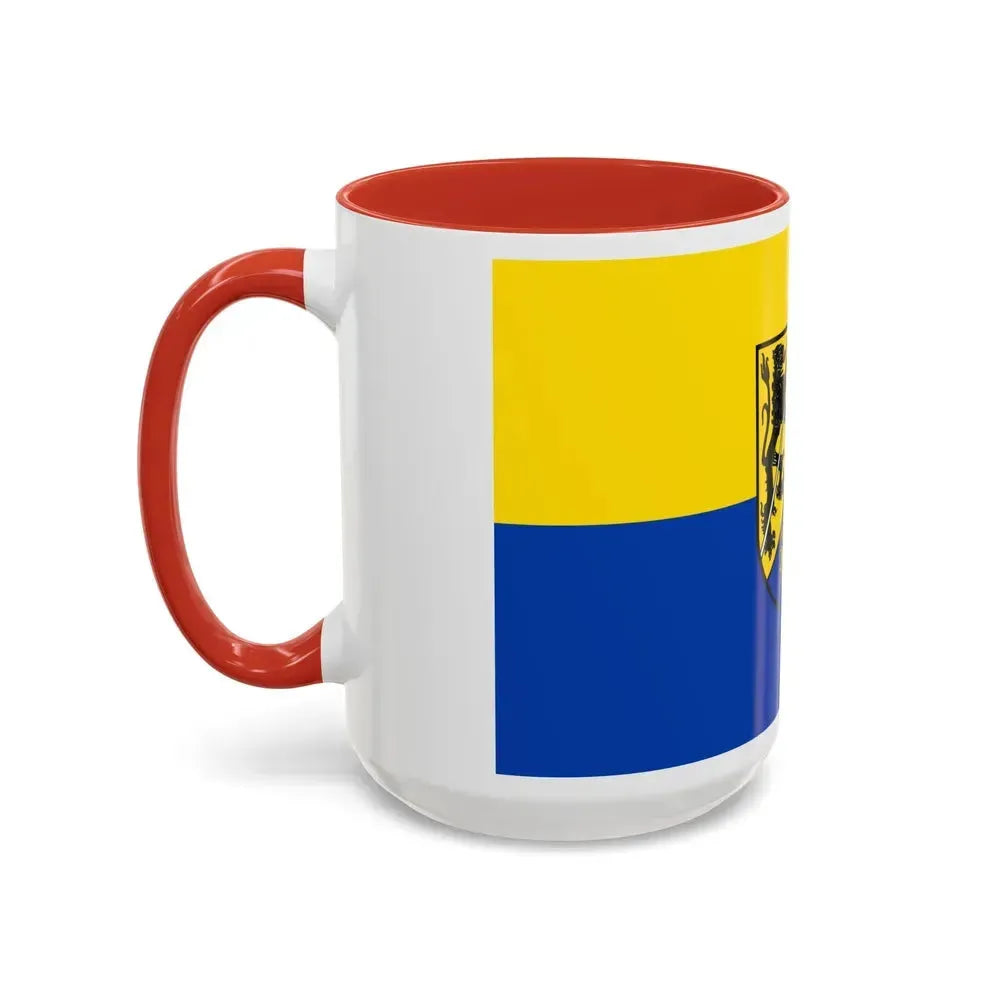 Flag of Kronach Germany - Accent Coffee Mug - Go Mug Yourself