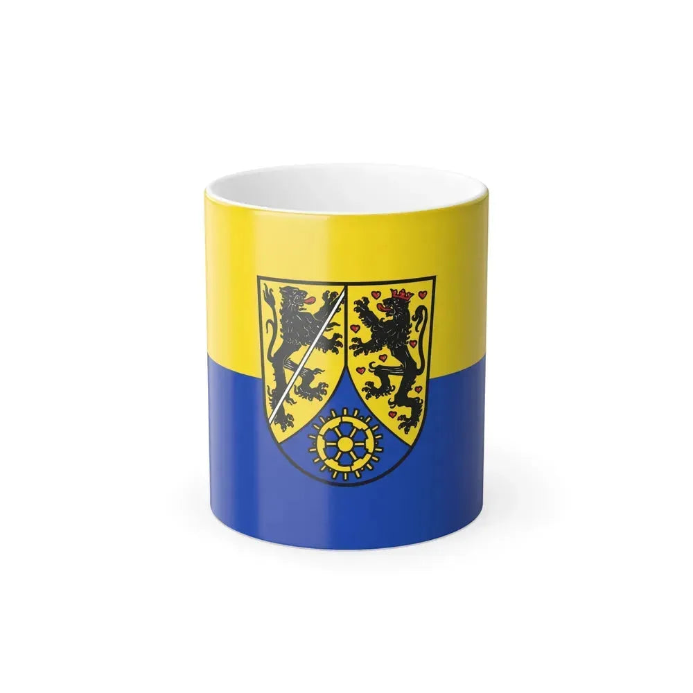 Flag of Kronach Germany - Color Changing Coffee Mug 11oz - Go Mug Yourself