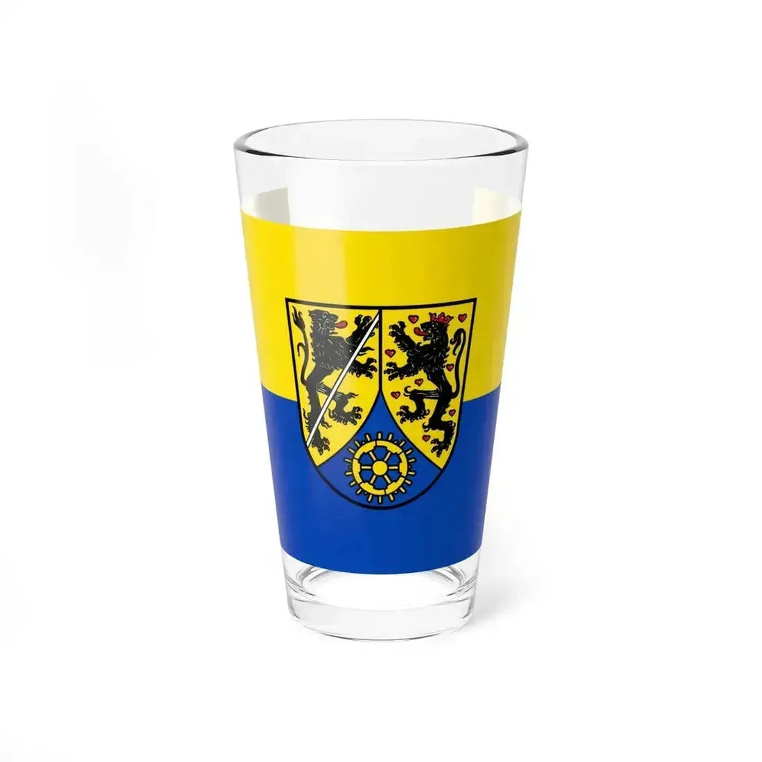 Flag of Kronach Germany - Pint Glass 16oz 16oz - Go Mug Yourself