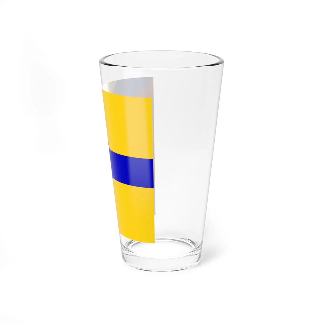 Flag of Kropyvnytskyi (Ukraine) Pint Glass 16oz - Go Mug Yourself