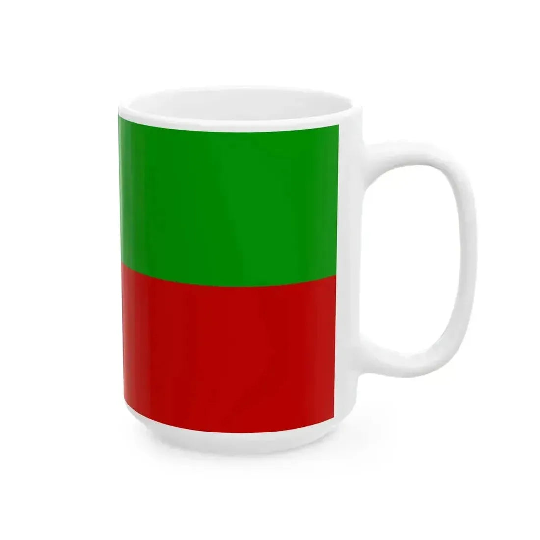 Flag of Kuala Krai Kelantan (Malaysia) White Coffee Mug - Go Mug Yourself