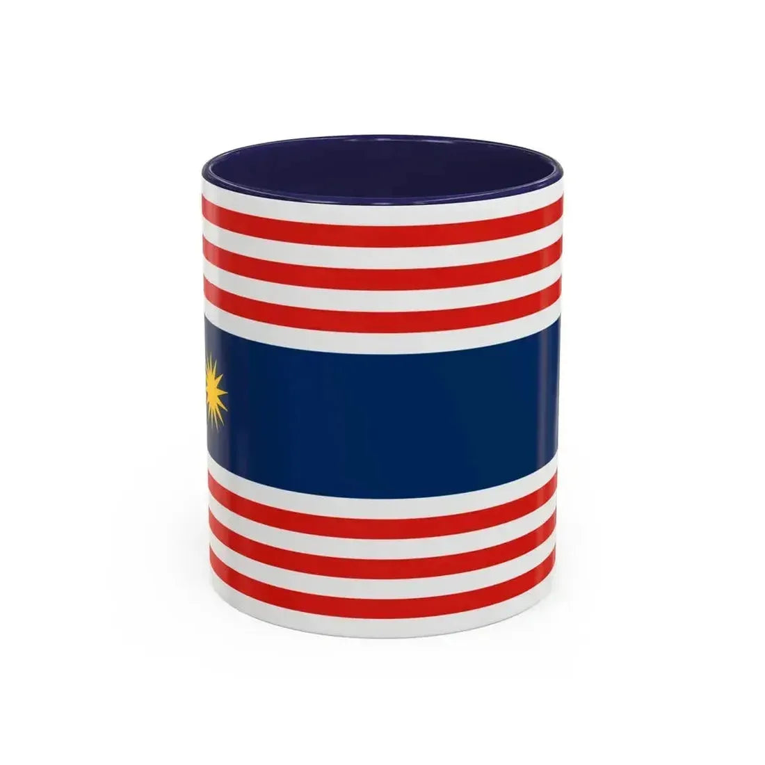 Flag of Kuala Lumpur Malaysia - Accent Coffee Mug 11oz Navy - Go Mug Yourself