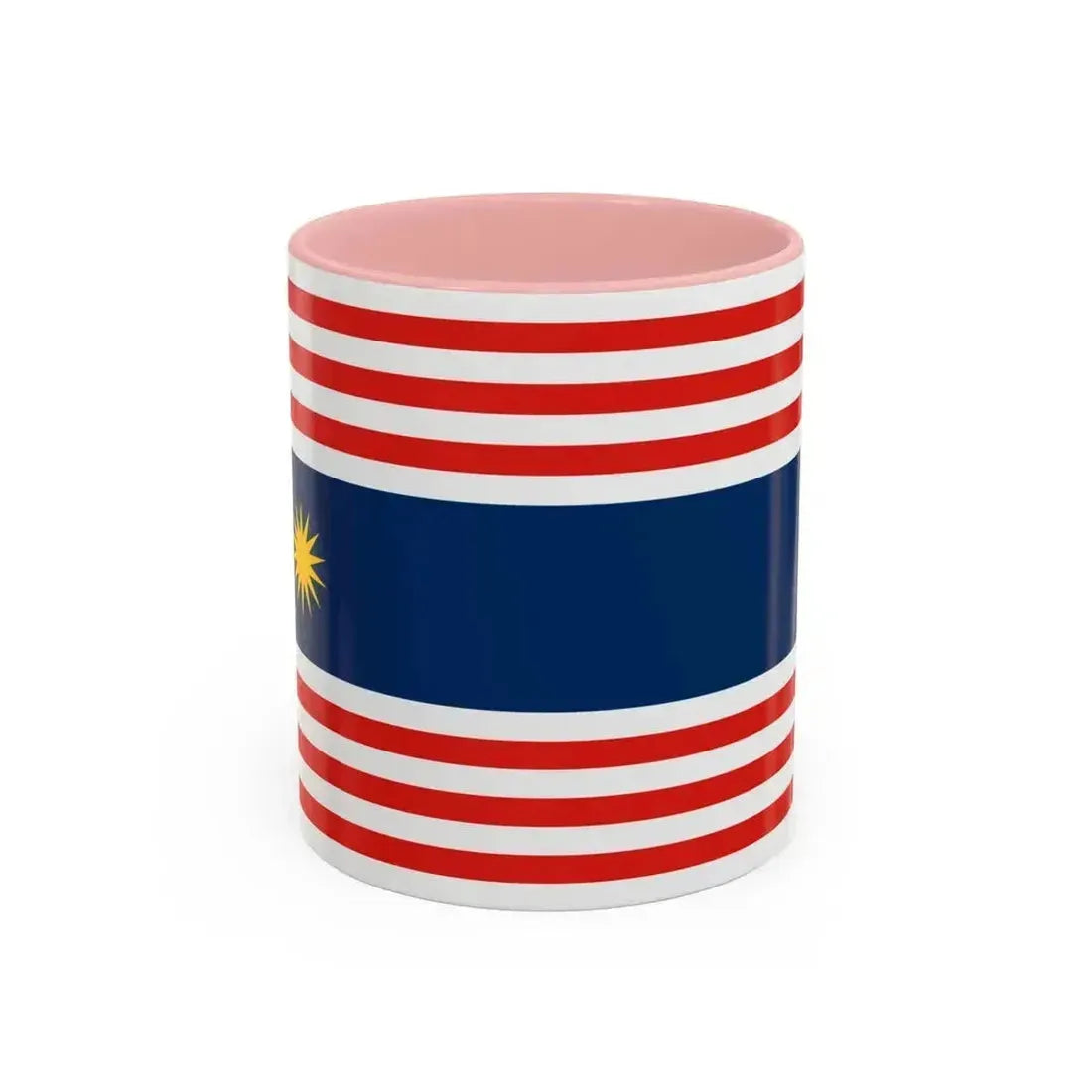 Flag of Kuala Lumpur Malaysia - Accent Coffee Mug 11oz Pink - Go Mug Yourself