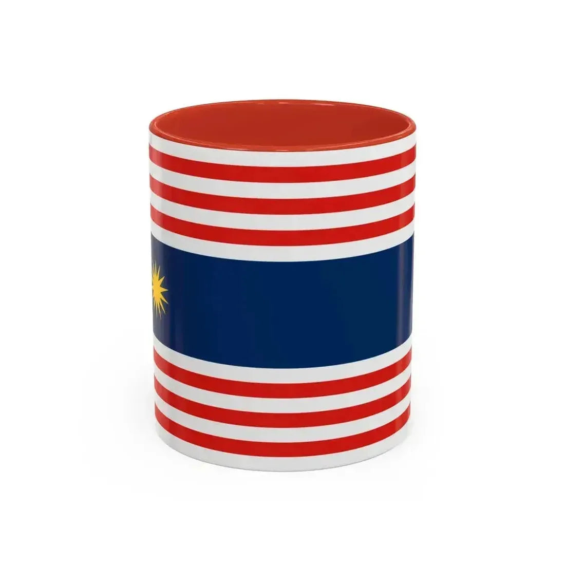 Flag of Kuala Lumpur Malaysia - Accent Coffee Mug 11oz Red - Go Mug Yourself