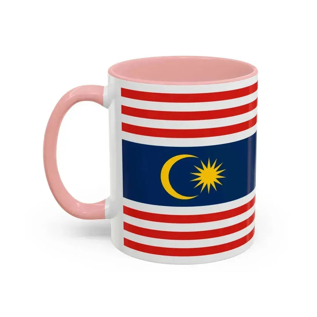 Flag of Kuala Lumpur Malaysia - Accent Coffee Mug - Go Mug Yourself