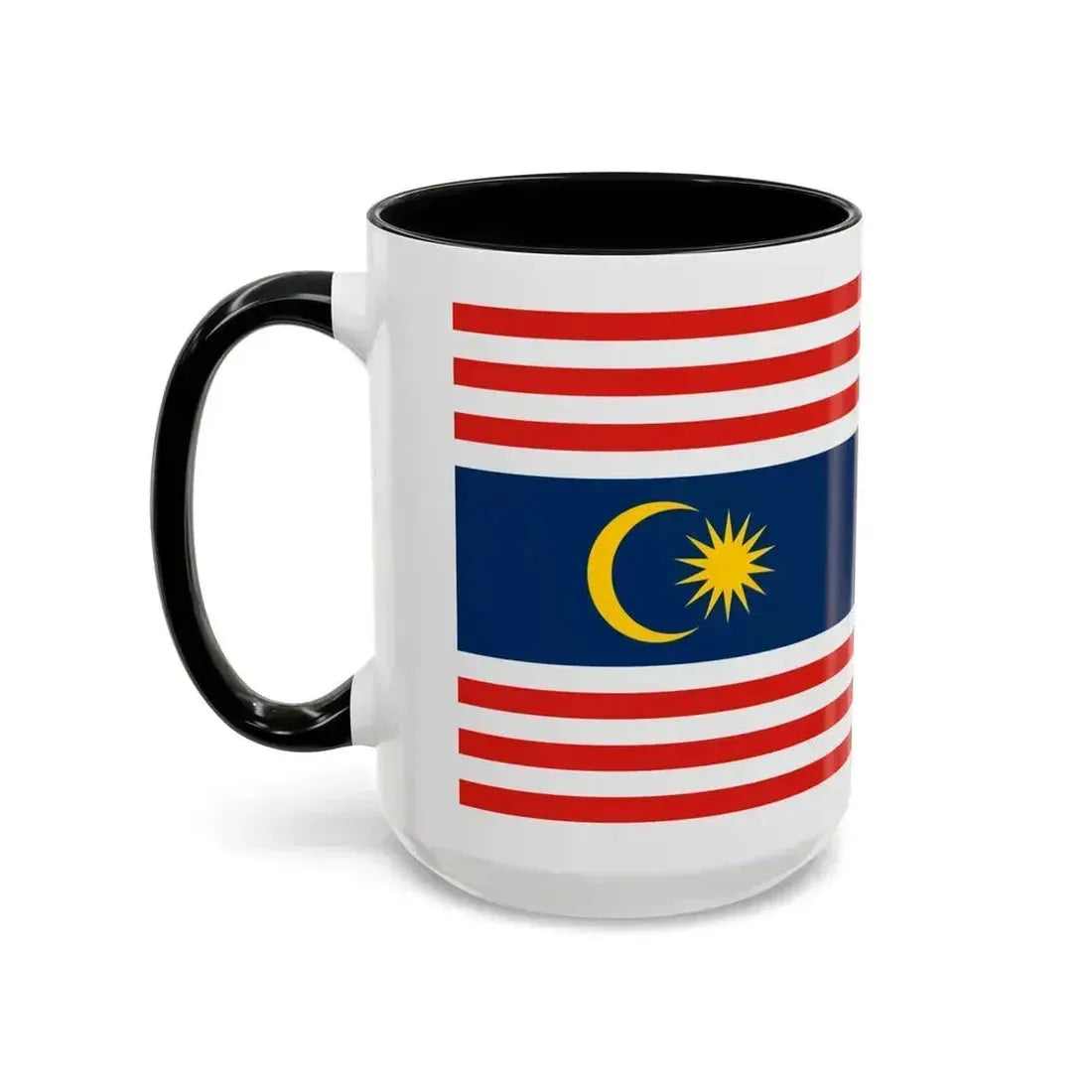 Flag of Kuala Lumpur Malaysia - Accent Coffee Mug - Go Mug Yourself