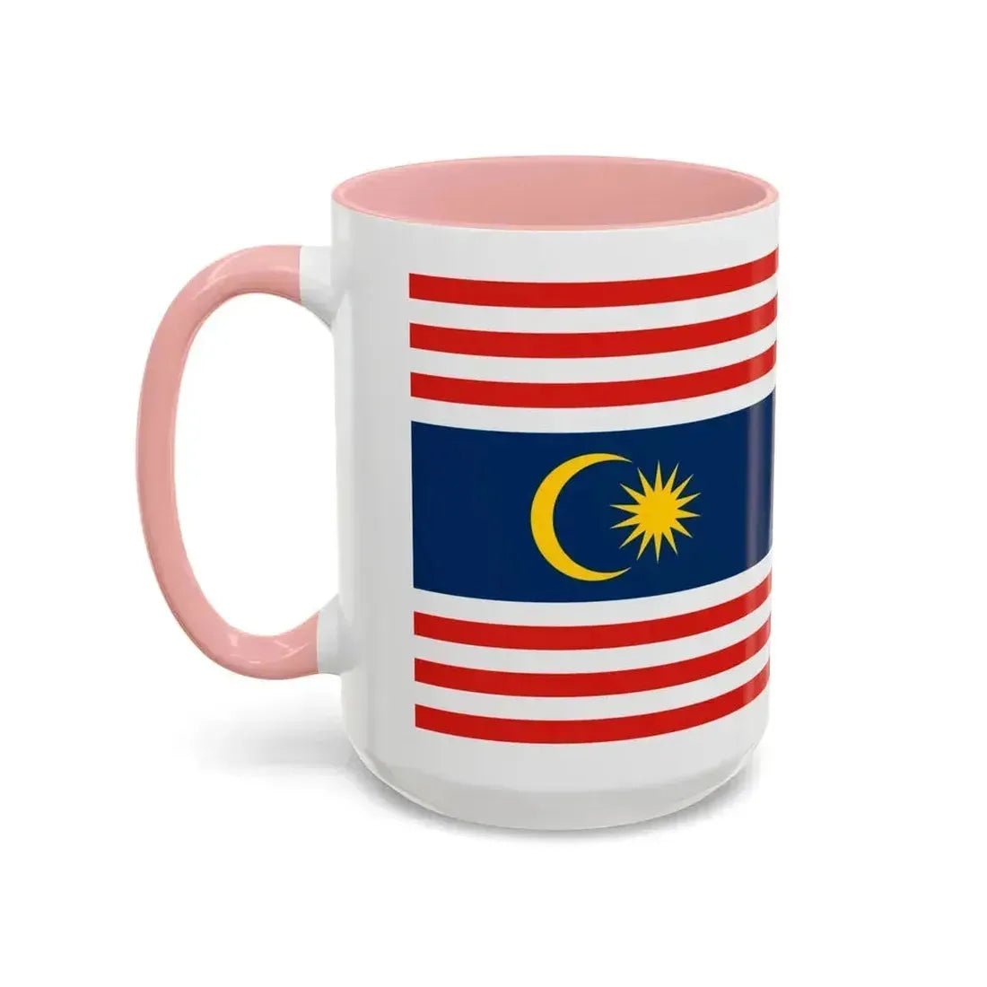 Flag of Kuala Lumpur Malaysia - Accent Coffee Mug - Go Mug Yourself