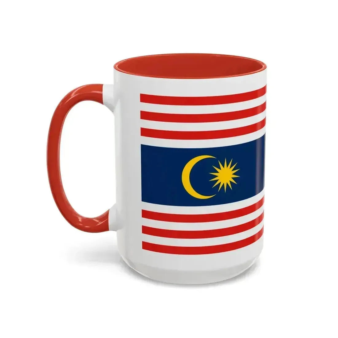 Flag of Kuala Lumpur Malaysia - Accent Coffee Mug - Go Mug Yourself
