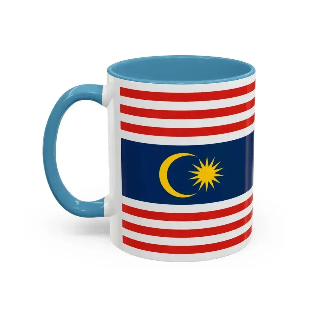 Flag of Kuala Lumpur Malaysia - Accent Coffee Mug - Go Mug Yourself