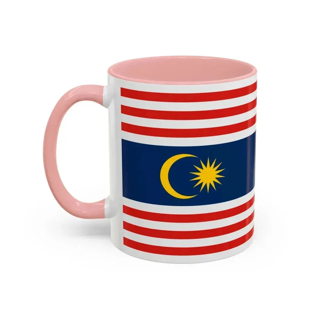 Flag of Kuala Lumpur Malaysia - Accent Coffee Mug - Go Mug Yourself