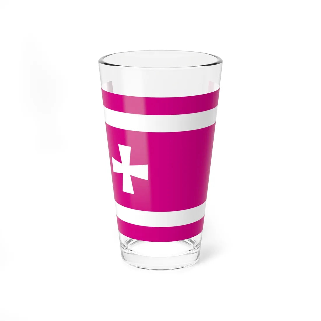 Flag of Kuban Ukraine (Ukraine) Pint Glass 16oz 16oz - Go Mug Yourself