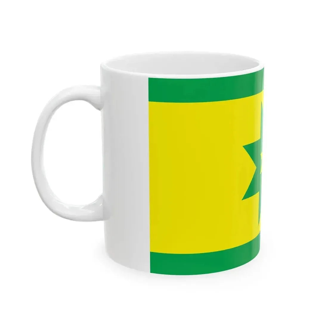 Flag of Kullamaa Estonia (Estonia) White Coffee Mug - Go Mug Yourself