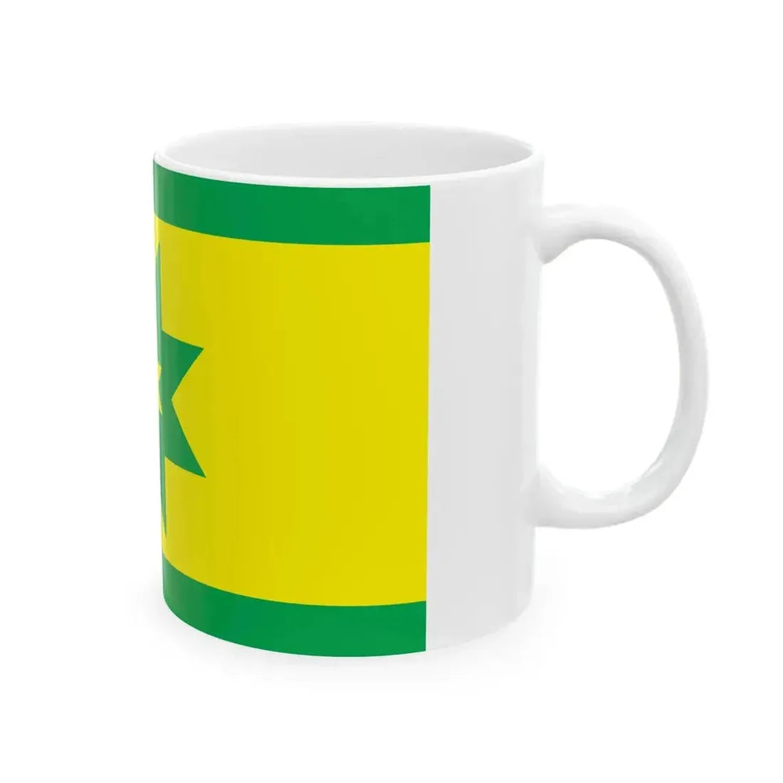 Flag of Kullamaa Estonia (Estonia) White Coffee Mug - Go Mug Yourself