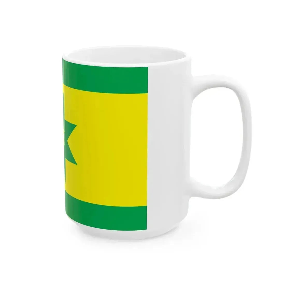 Flag of Kullamaa Estonia (Estonia) White Coffee Mug - Go Mug Yourself