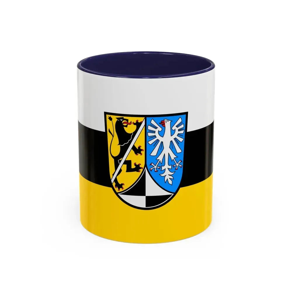Flag of Kulmbach Germany - Accent Coffee Mug 11oz Navy - Go Mug Yourself