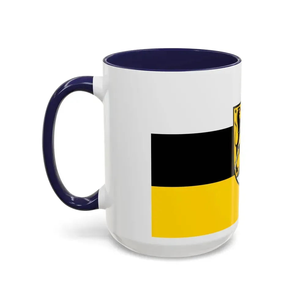 Flag of Kulmbach Germany - Accent Coffee Mug - Go Mug Yourself