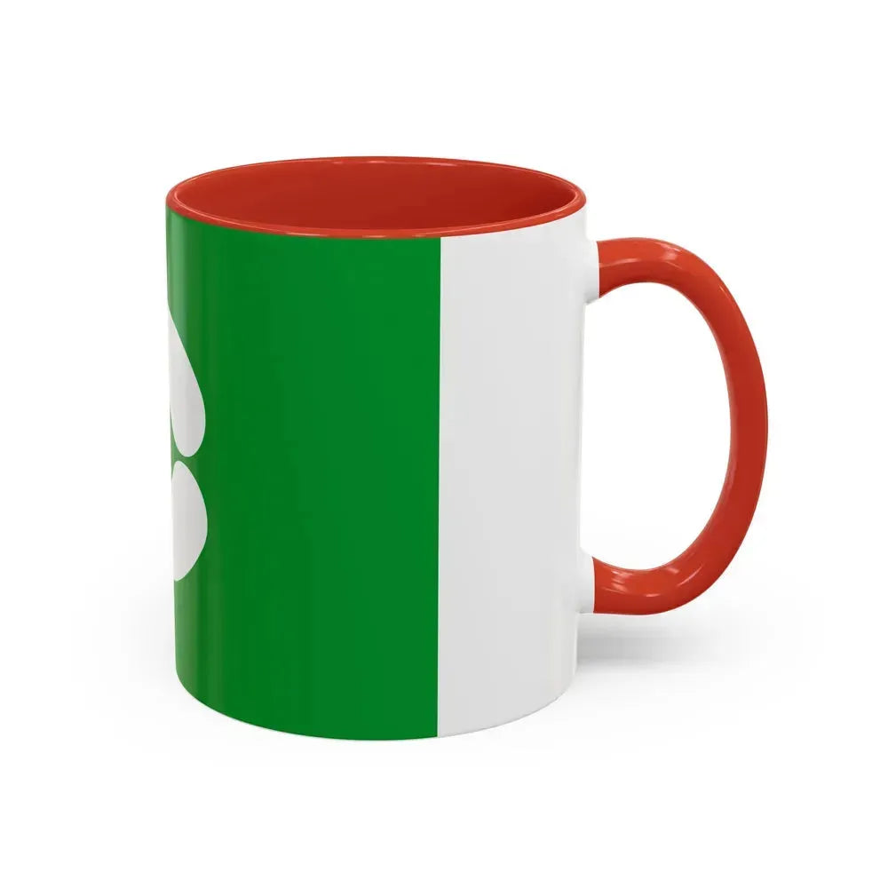 Flag of Kumamoto Kumamoto Japan - Accent Coffee Mug - Go Mug Yourself