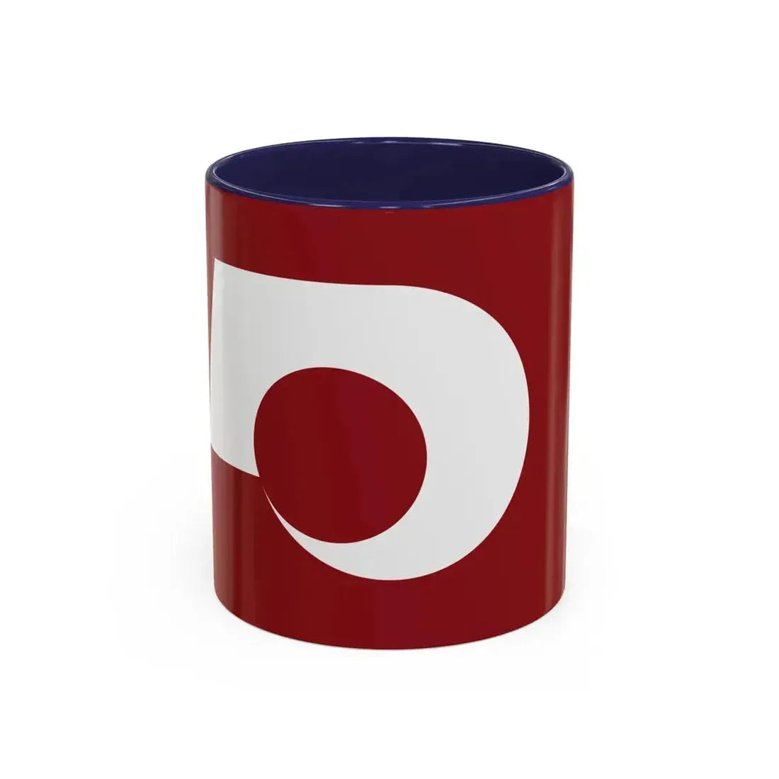 Flag of Kumamoto Prefecture Japan - Accent Coffee Mug 11oz Navy - Go Mug Yourself