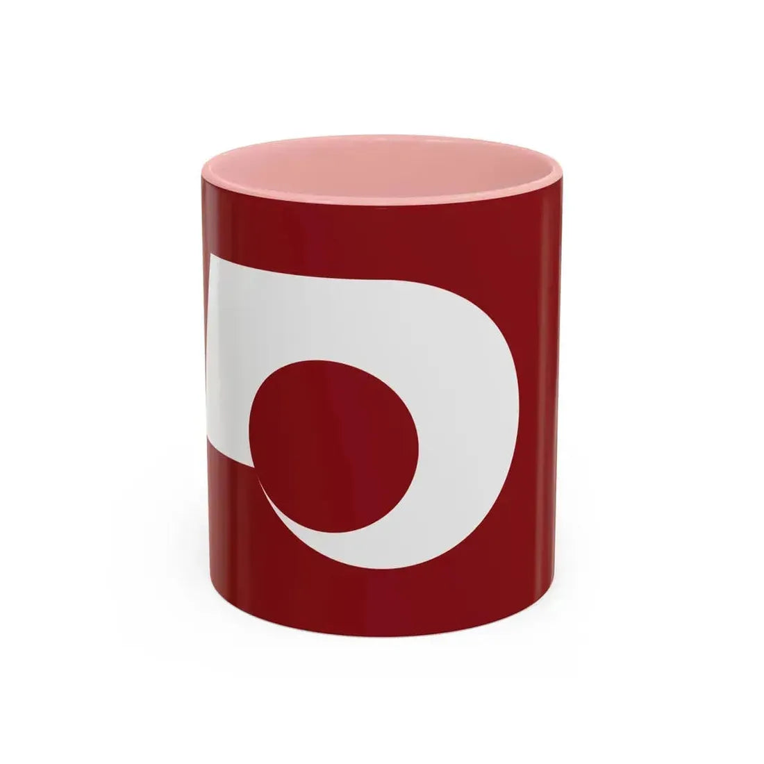 Flag of Kumamoto Prefecture Japan - Accent Coffee Mug 11oz Pink - Go Mug Yourself