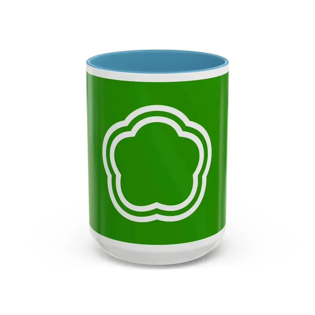 Flag of Kunitachi Tokyo Japan - Accent Coffee Mug 15oz Light Blue - Go Mug Yourself