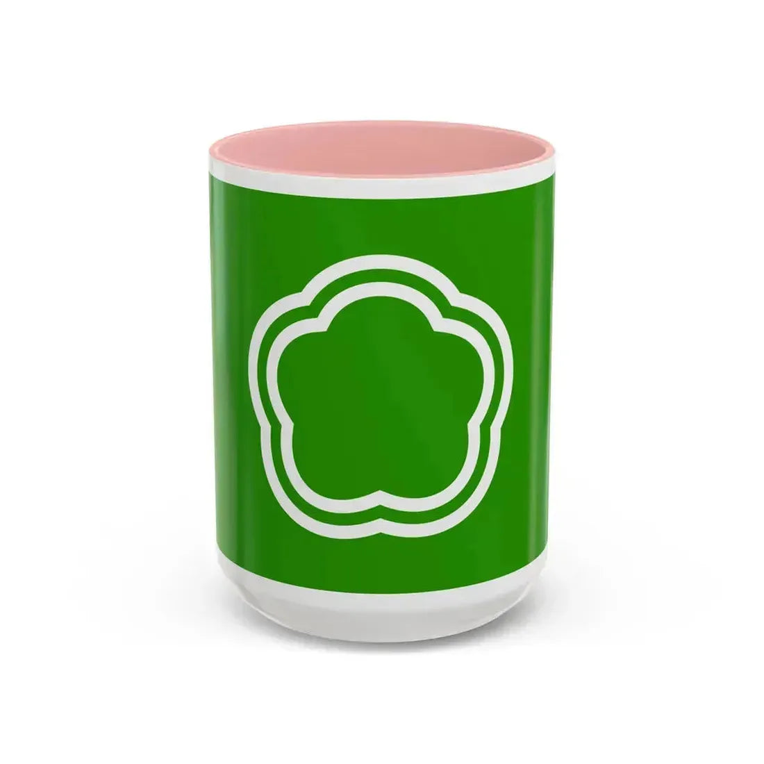 Flag of Kunitachi Tokyo Japan - Accent Coffee Mug 15oz Pink - Go Mug Yourself