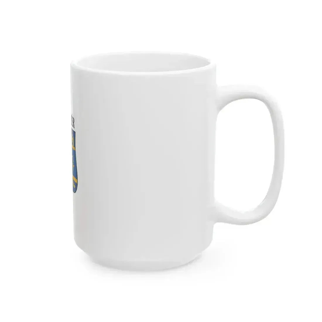 Flag of Kunpeszer vertical (Hungary) White Coffee Mug - Go Mug Yourself