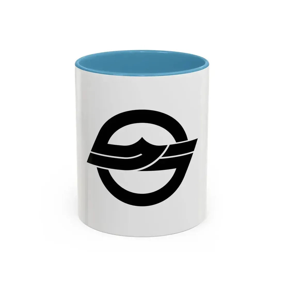 Flag of Kurashiki Okayama Japan - Accent Coffee Mug 11oz Light Blue - Go Mug Yourself